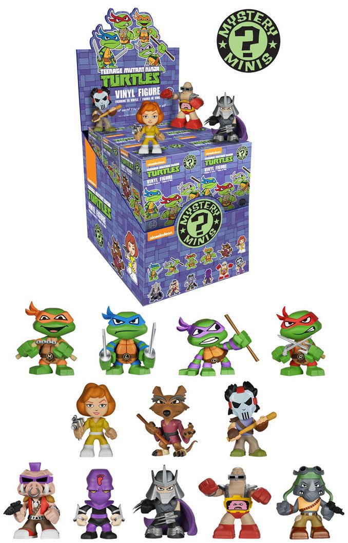 Teenage Mutant Ninja Turtles Mystery Minis from FUNKO!!! Let the blind